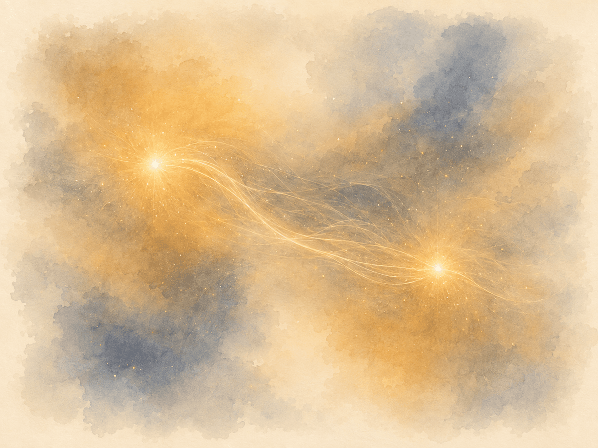 Aquarell-Illustration zu Zwei-Punkt-Methode